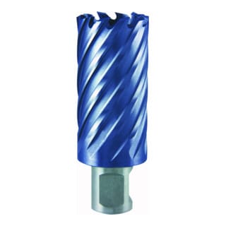 RUKO Kernbohrer HSS-TiAlN mit Weldonschaft (3/4"). Ø 37 mm, Schnitttiefe: 55 mm