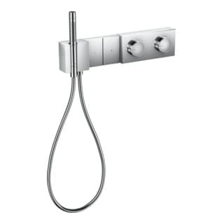 hansgrohe Fertigset Select Axor Edge UP-Thermostat, 2 Verbr., Diamantschl., chr