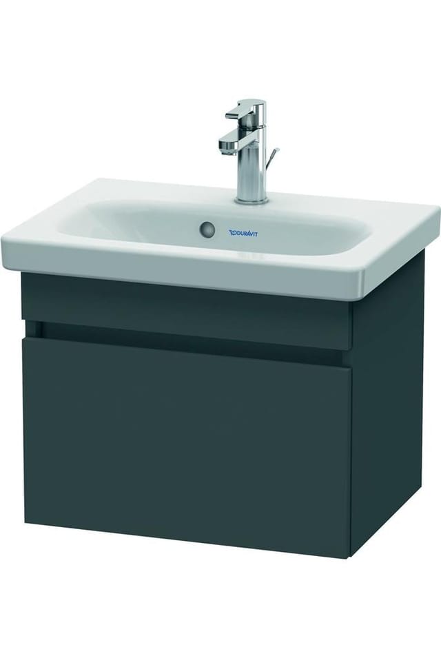 Duravit Waschtischunterschrank Com DuraStyle 50x36,8cm, graphit matt, 1 Auszug