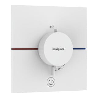 hansgrohe Thermostat ShowerSelect Comfort E UP, f 1 Verbr. u. 1 zus. Abg., mattweiß