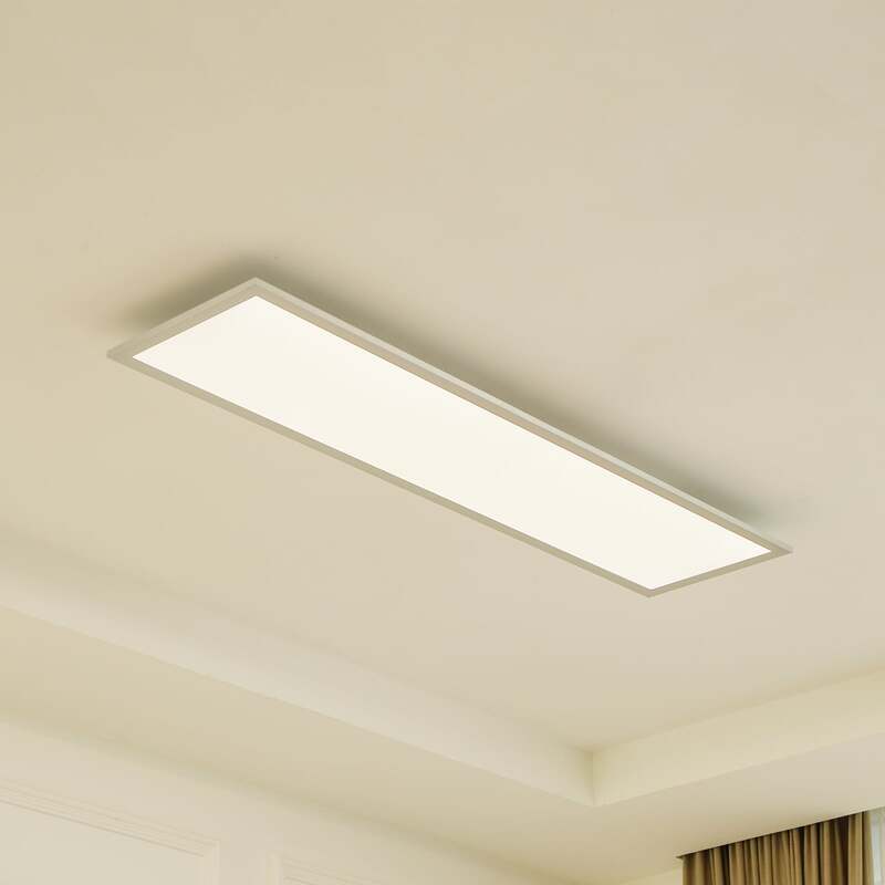 [gebraucht] B-ware Arcchio Led-panel Lyndra 120 Cm Dimmbar Silber Aluminium 32 W 5320 Lm