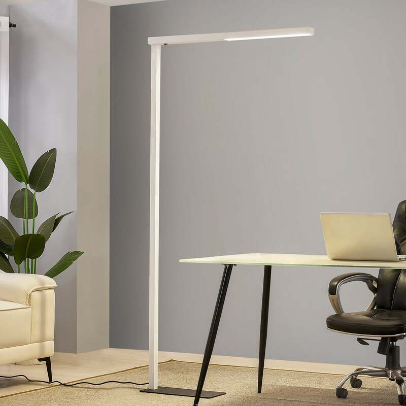 [gebraucht] B-ware Arcchio Stehleuchte Tamilo Led Lampe Büro Leuchte Weiß 194cm Metall 22w 4000k