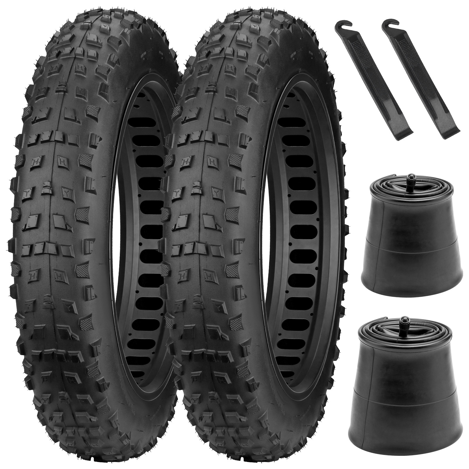 20x4.0 Fatbike-reifen-set - Innen- & Außenschlauch Für Schneerad/dirtbike