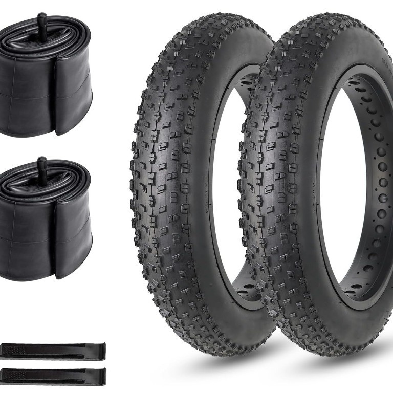 20x4.0 Fatbike-reifen-set - Innen- & Außenschlauch Für Schneerad/strandrad/e-bike