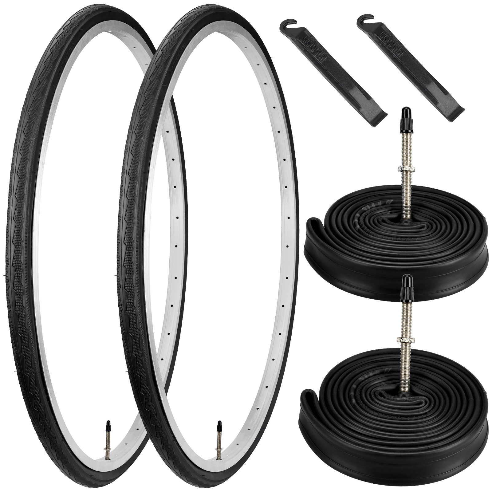 700x28c Reifen-set - Innen- & Außenschlauch, Butyl Für Rennrad