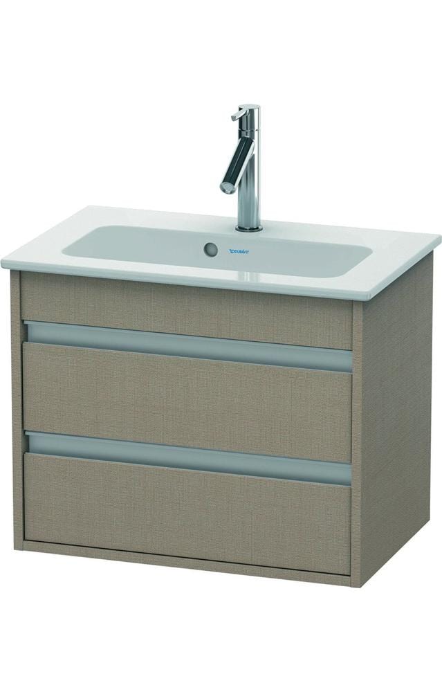 Duravit Waschtischunterschrank Ketho Compact 60x38,5cm, lei, 2 Schubk., wandhängend