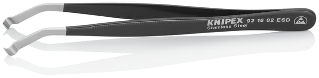 Knipex - 92 16 02 Esd Positionierpinzette Esd Glatt 120 Mm