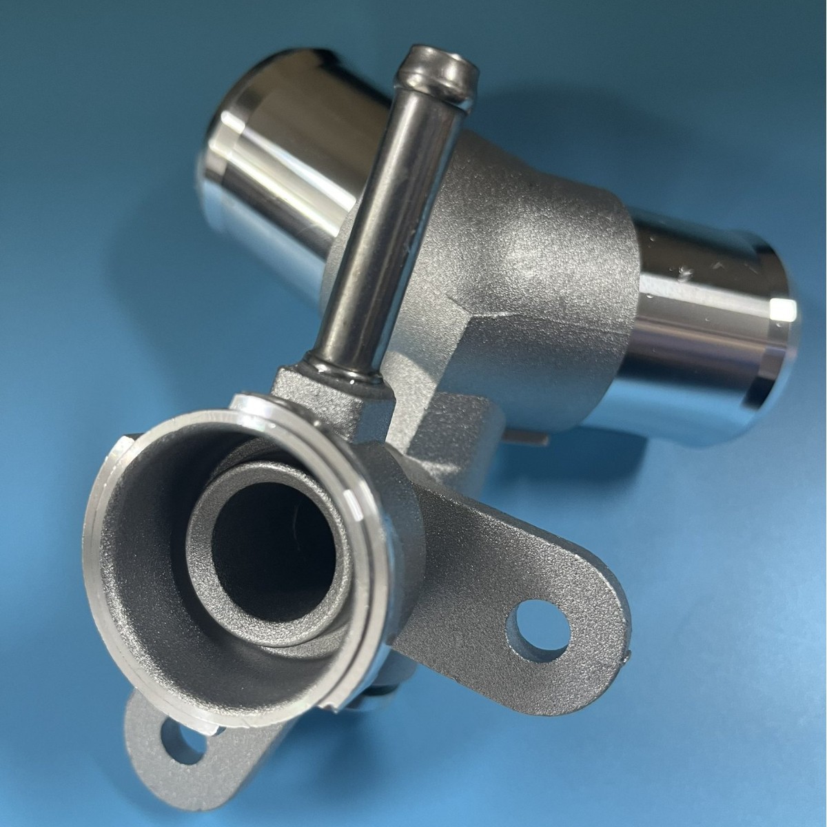 T-stück Aus Vollaluminium Passend Für Subaru Brz Und Toyota Gt86 - Mit Anschluss Für Temperatursensor