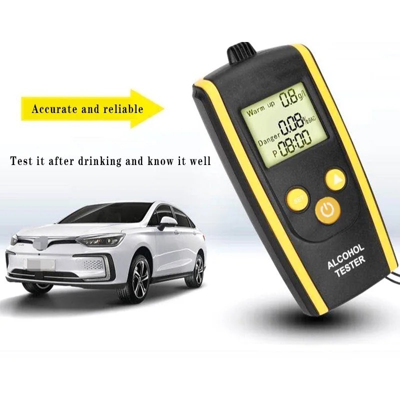 Tragbarer Alkoholtester 6880 – Leuchtendes Display, Anti-alkohol Am Steuer