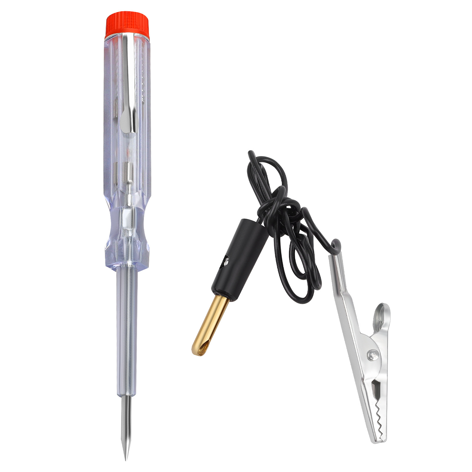 Transparenter Schaltkreis-prüfstift 6-24v Für Autobatterie / Elektro-reparatur