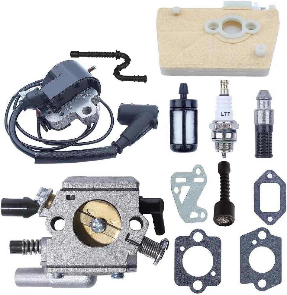 Vergaser- & Zündungs-kit Passend Für Stihl Ms381 038 380 - Kraftstoffleitung, Ölfilter, Kraftstofffilter