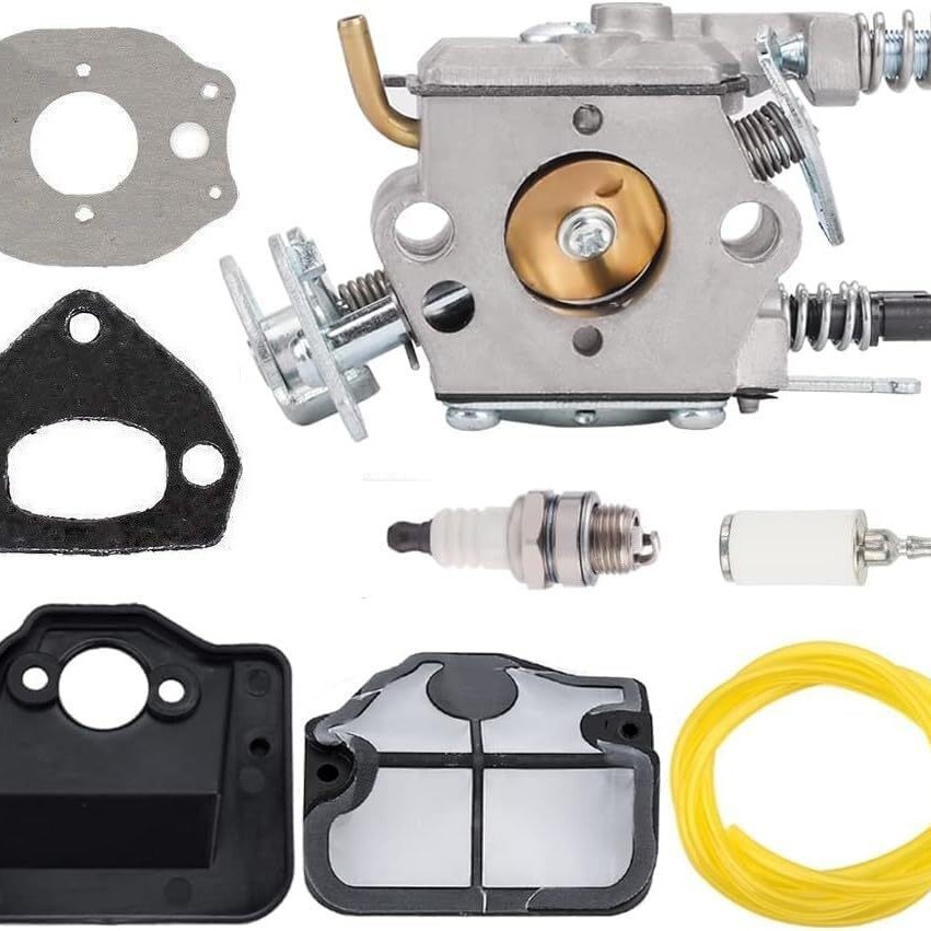 Vergaser-kit Kompatibel Mit Husqvarna 36 41 136 137 137e 141 - Kraftstoffleitung, Luftfilter