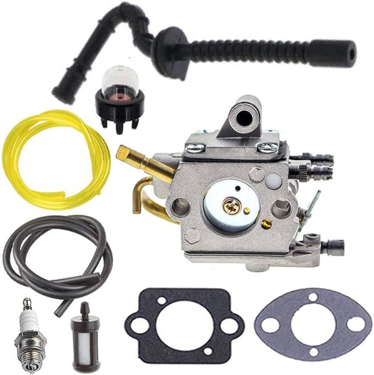 Vergaser-kit Kompatibel Mit Stihl Ms192 Ms192t Ms192tc - Kraftstoffleitung, Kraftstofffilter, Primer-bulb