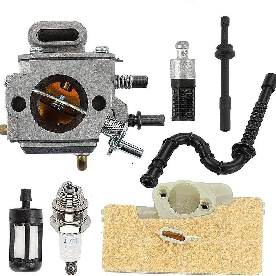 Vergaser-kit Kompatibel Mit Stihl Ms290 Ms310 Ms390 Ms440 Ms460 - Luftfilter, Kraftstoffleitung, Kraftstofffilter