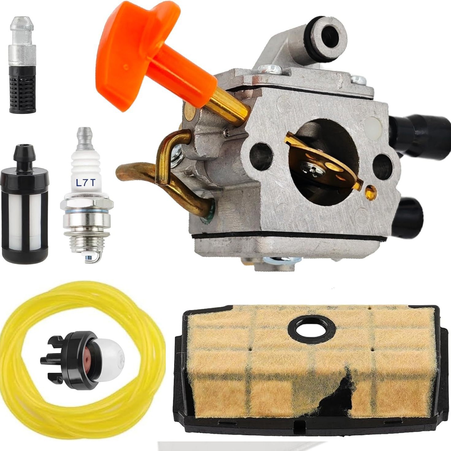 Vergaser-kit Passend Für Stihl Ms193t Ms193 - Kraftstoffleitung, Luftfilter, Primer-bulb 11371200606