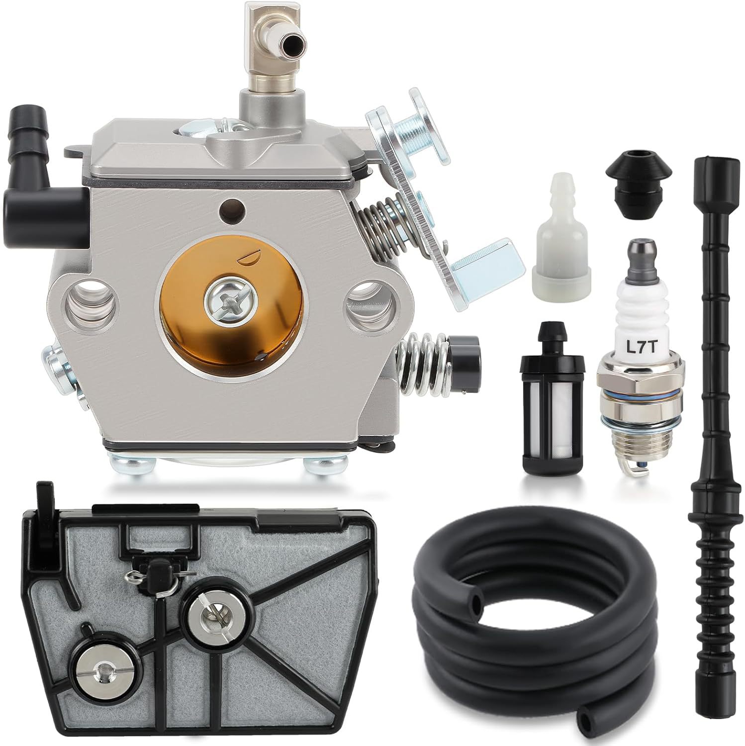 Vergaser-kit Passend Für Stihl 028 028av - Kraftstofffilter, Luftfilter, Kraftstoffleitung, Zündkerze