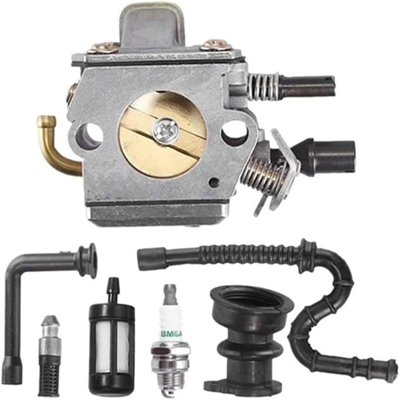 Vergaser-kit Passend Für Stihl Ms340 Ms350 Ms360 - Luftfilter, Kraftstoffleitung, Kraftstofffilter
