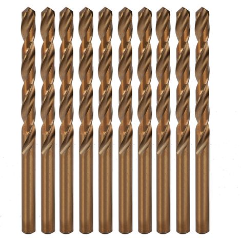 Hss 7,0 Mm Spiralbohrer, 10er-packung, Gerader Schaft, Handbohrmaschine Für Präzisionsbohrungen.