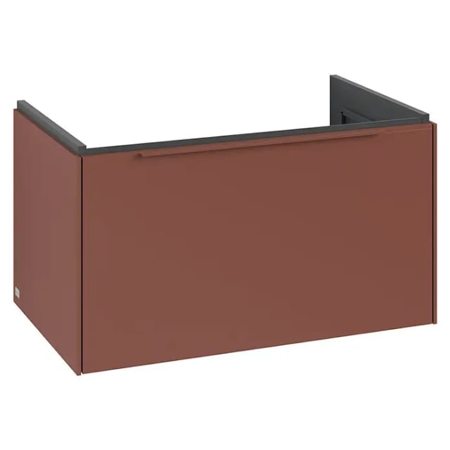V&B Waschtischunterschrank Subway 3.0 77,2x42,9x47,8cm, o LE/Gr mon., wine r