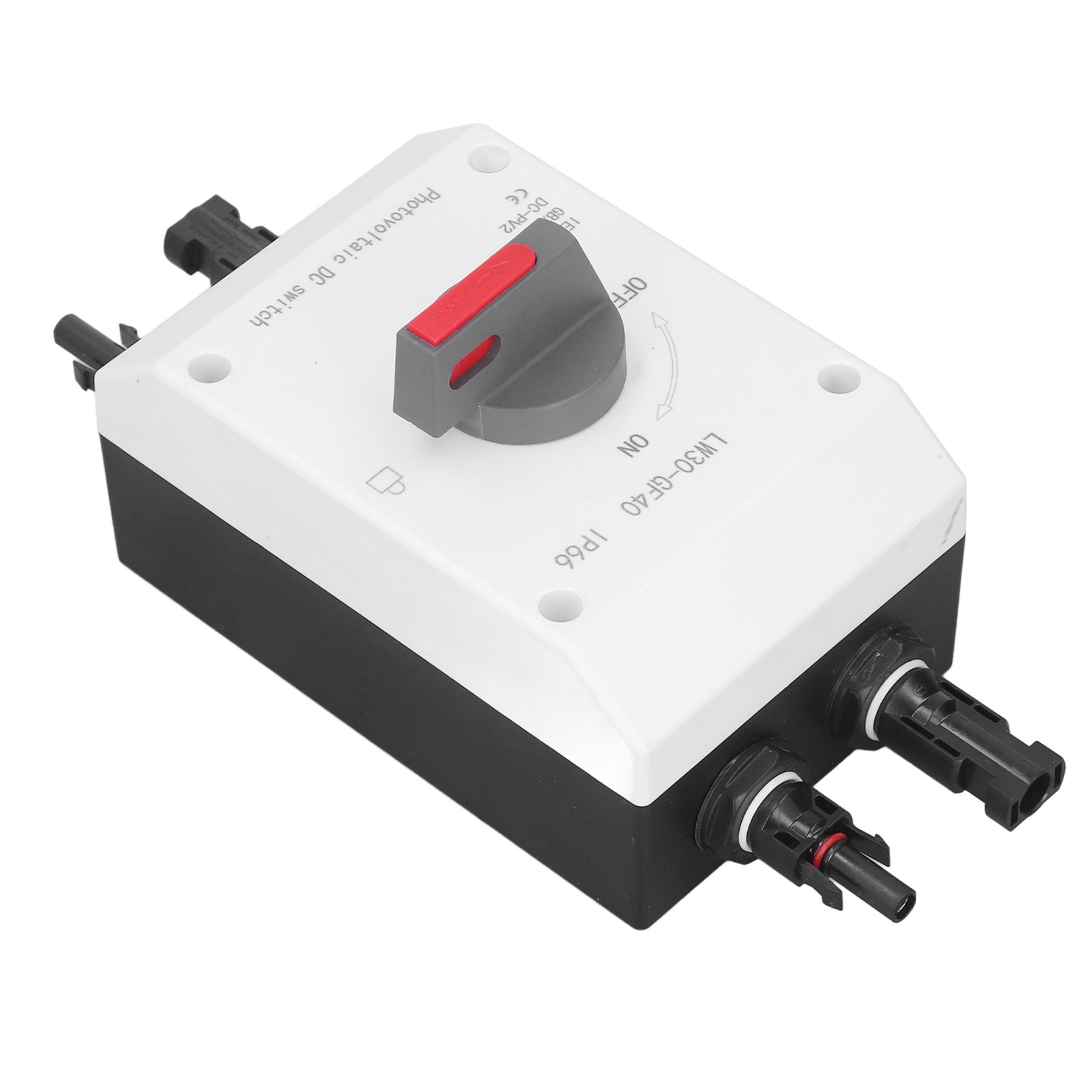 1200 V 32 A 4-poliger 2-in-1-gleichstrom-photovoltaikschalter, Ip66 Wasserdichter Solartrennschalter, Isolierter Leistungsschalter Für Wohnmobil-solaranlage