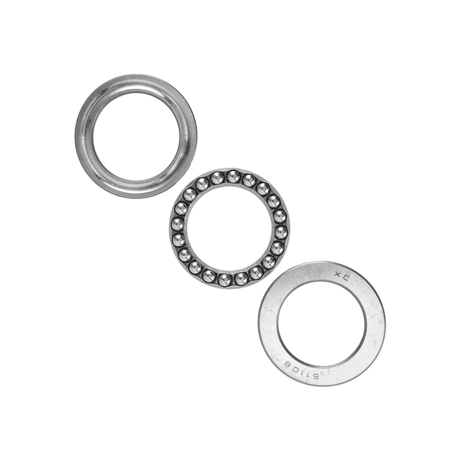 Axialkugellager 51108, 5 Stück, Extra-leichte Ausführung, Stahl, Axiale Belastung, Zubehör Für Industriemaschinen.