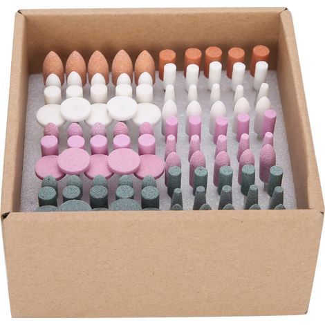 100 Stück/lot Steinbohrer Für Zahnpolitur Und Maniküre, Bohrerset Zum Schleifen Und Bohren