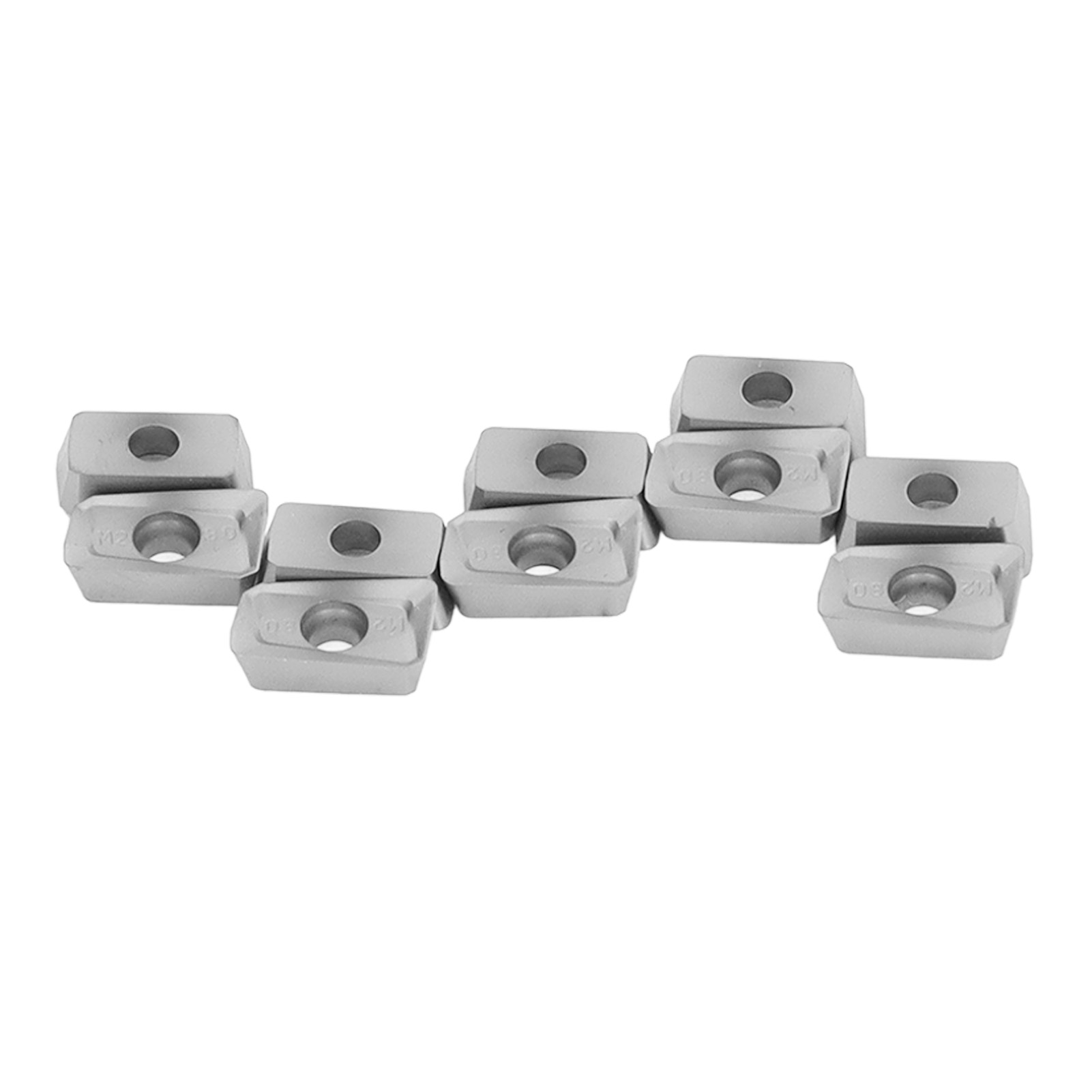10 Apmt1135pderm2 Hartmetall-wendeschneidplatten Mit Schwarzer Beschichtung Für Cnc-fräsen Von Edelstahl, Hohl-wendeschneidplatten, 10er-packung