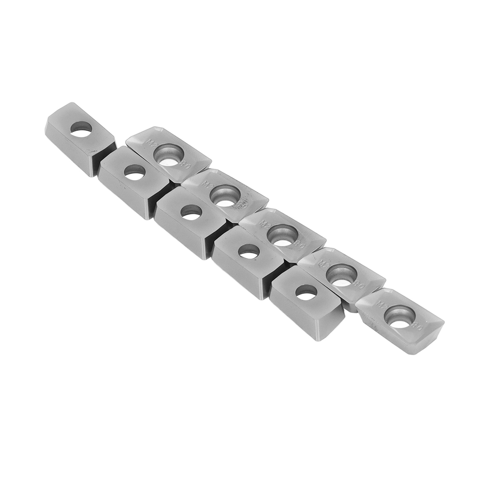 10 Apmt1604pderm2 Hartmetall-wendeschneidplatten Mit Schwarzer Beschichtung Für Cnc-fräsen, Schruppen Von Edelstahl