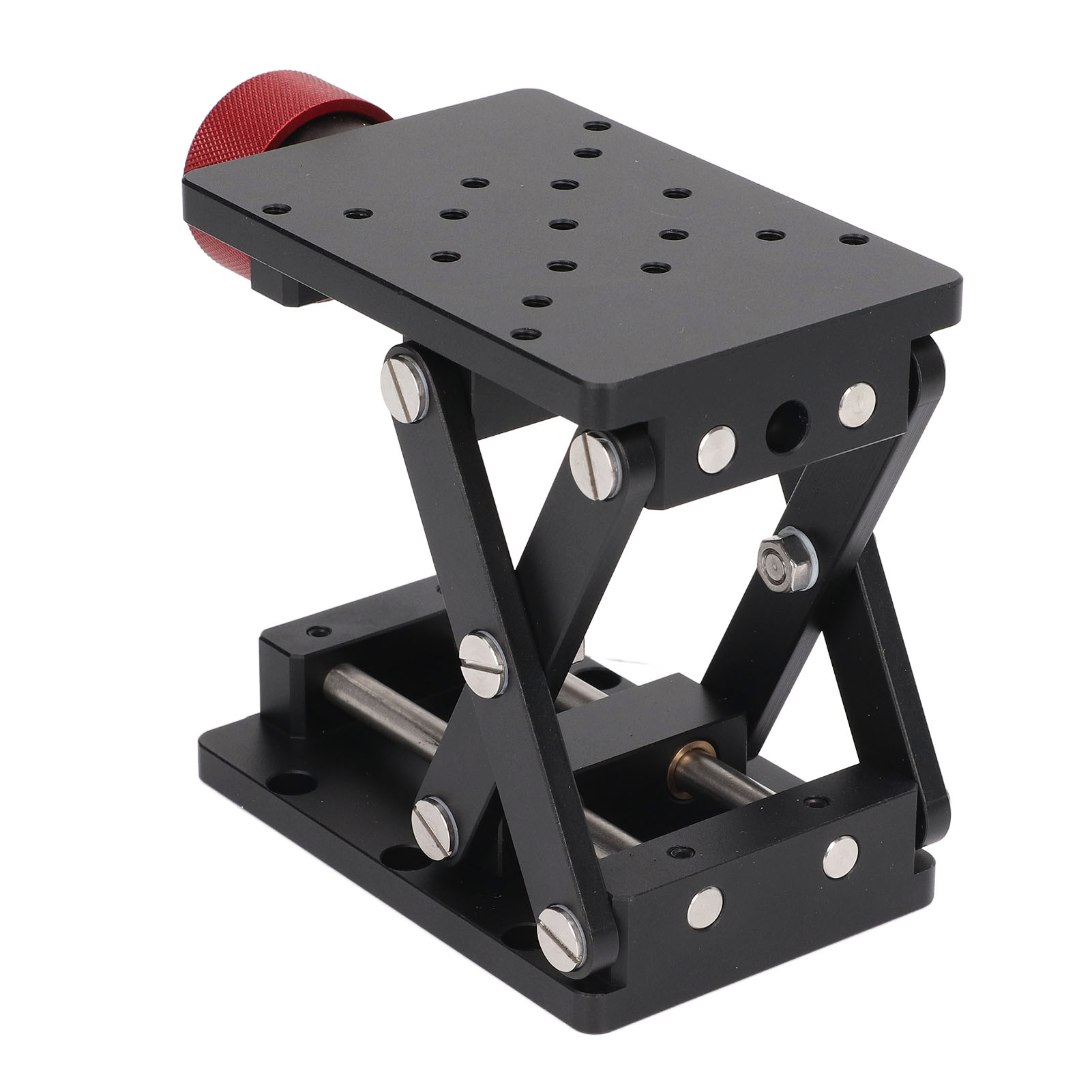 Präzisions-handhebebühne Aus Aluminiumlegierung Für Laborzwecke, Verstellbare Scherenhebebühne, Stabiler Hebetisch, Robuste Hebevorrichtung