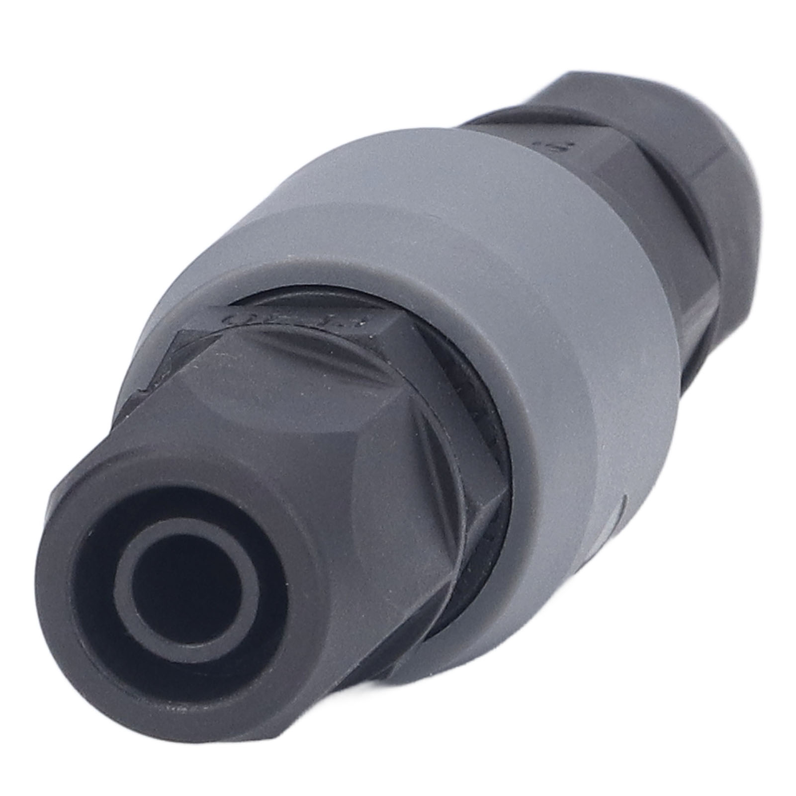Pneumatische Schnellkupplung Typ C Aus Kunststoff Und Stahl, Selbstsichernd Für 12x8mm Pu-schlauch, 1/2 Zoll Gewinde Sp40+pp40, Kompressorzubehör.