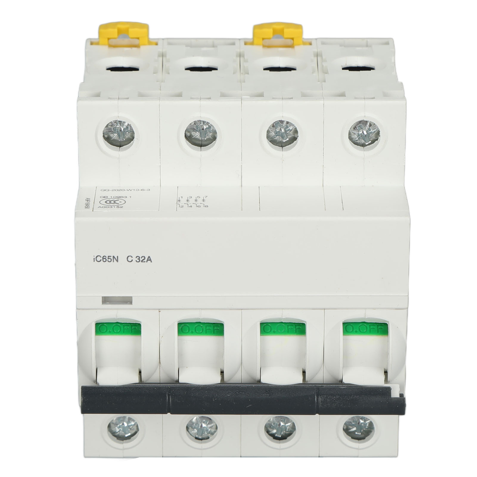 Modularer 4p 32a Leitungsschutzschalter, Din-schiene, Niederspannung Ac 400v, Elektrischer Schutz Für Hausverteiler Und Haushaltsgeräte.
