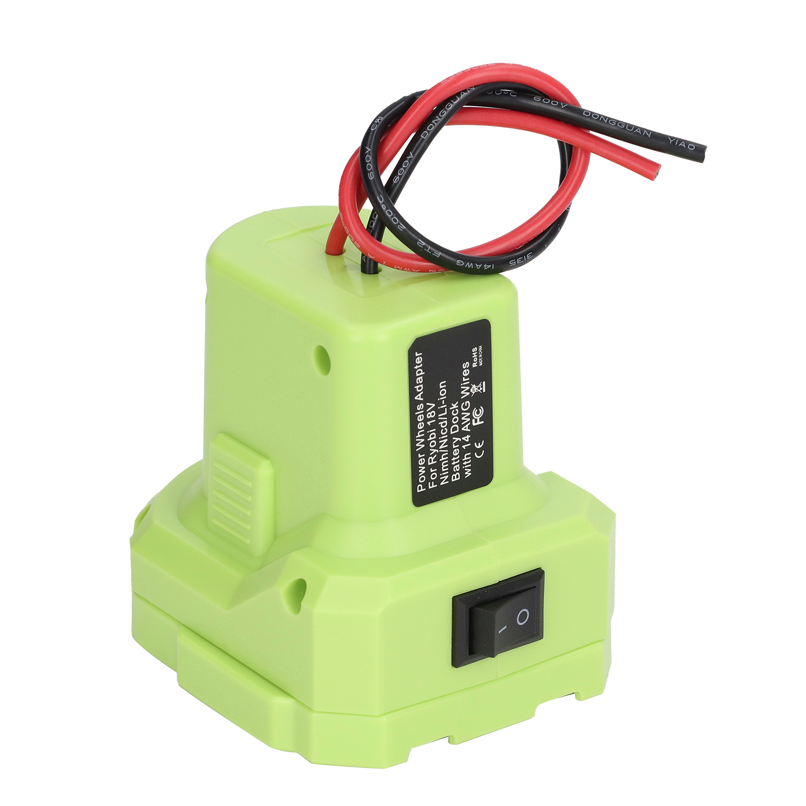 Ryobi 18v Akku-adapter, 14 Awg Kabel, 30a Sicherung, Akku-werkzeug, Isolierter Stecker, Ersatzteil, 1 Stück