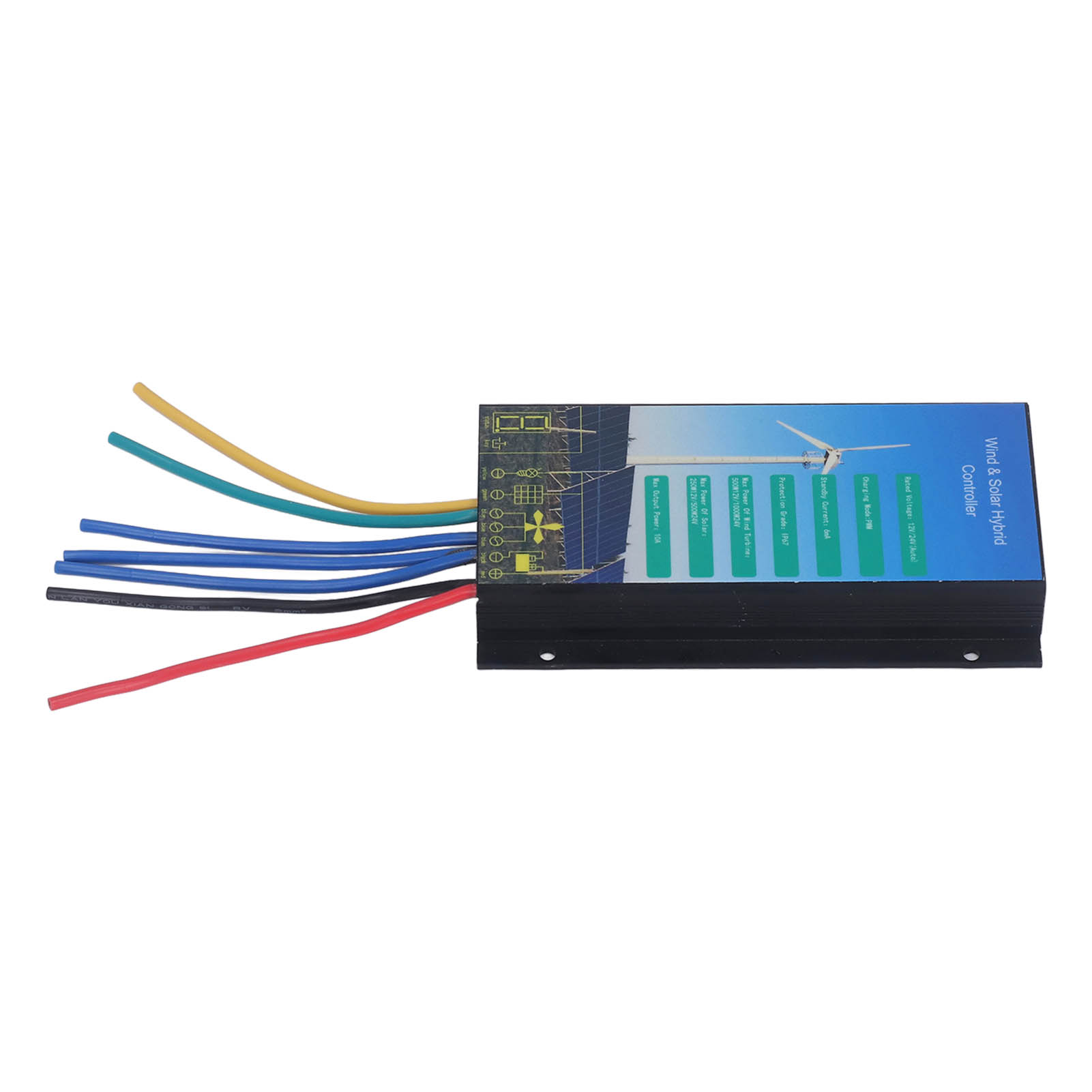Ip67 12/24v Hybrid-solar-/wind-laderegler, Automatischer Laderegler Für Windkraftanlagen Und Led-straßenbeleuchtung, Wasserdicht, Intelligente Regelung