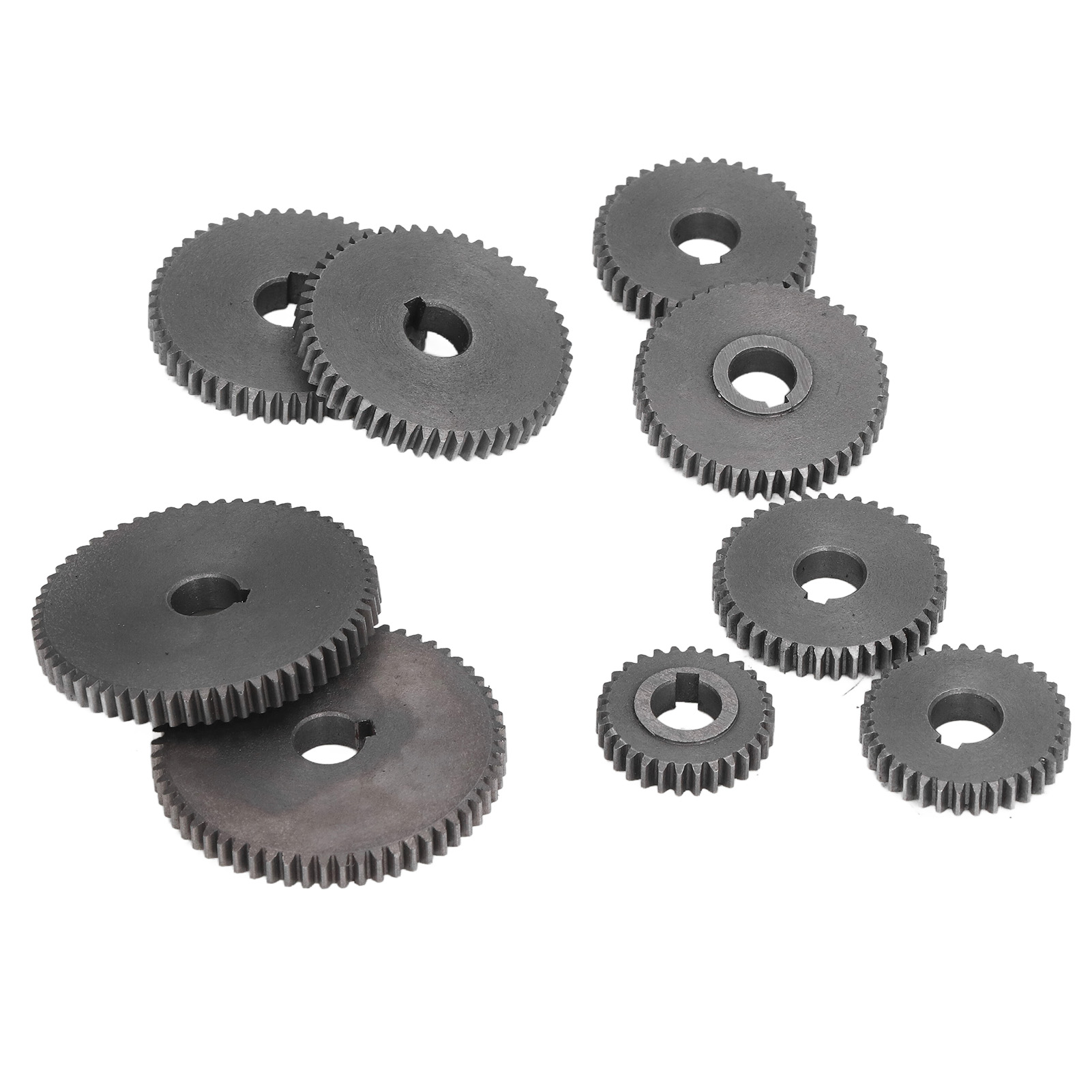 Satz Von 9 Metallzahnrädern Für Mini-metalldrehmaschinen, 2xt60 2xt50 1xt45 2xt40 1xt35 1xt30, Präzisionsersatzteile.