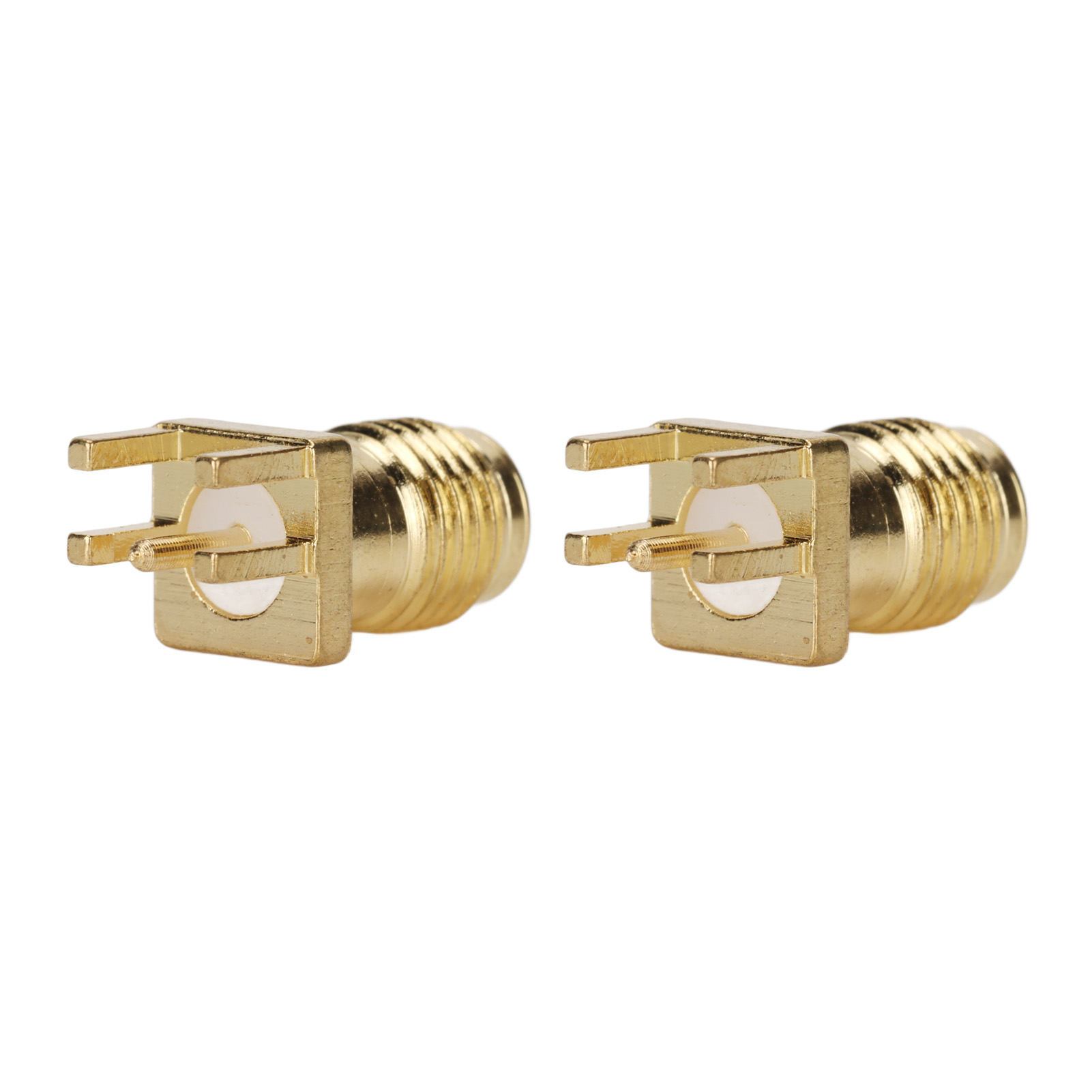 Sma-buchse, 4-polig, 100 Stück, Lötsockel, Breitband-hf-adapter, Kantenmontage, Hochfrequenz-smake-stecker.