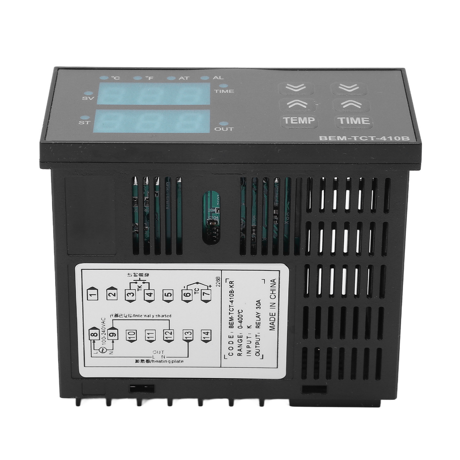K-typ Digitalthermostat Mit Led-anzeige, 100-240v Temperaturregler, Set Für Heizpresse, Präziser Wärmeregler, Digitalanzeige, 2 Stück.