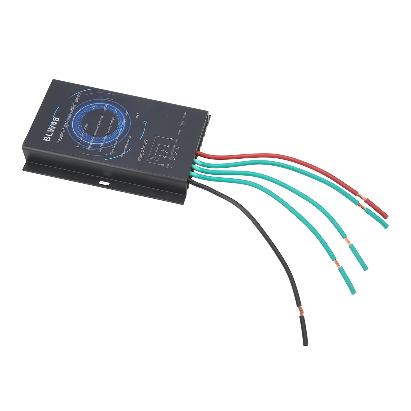 Wasserdichter 1-kw-48-v-laderegler Für Windkraftanlagen, Modulares Design, Regler Für Windkraftanlagen, 1000-w-generatoren, Wasserdichtes Gehäuse.