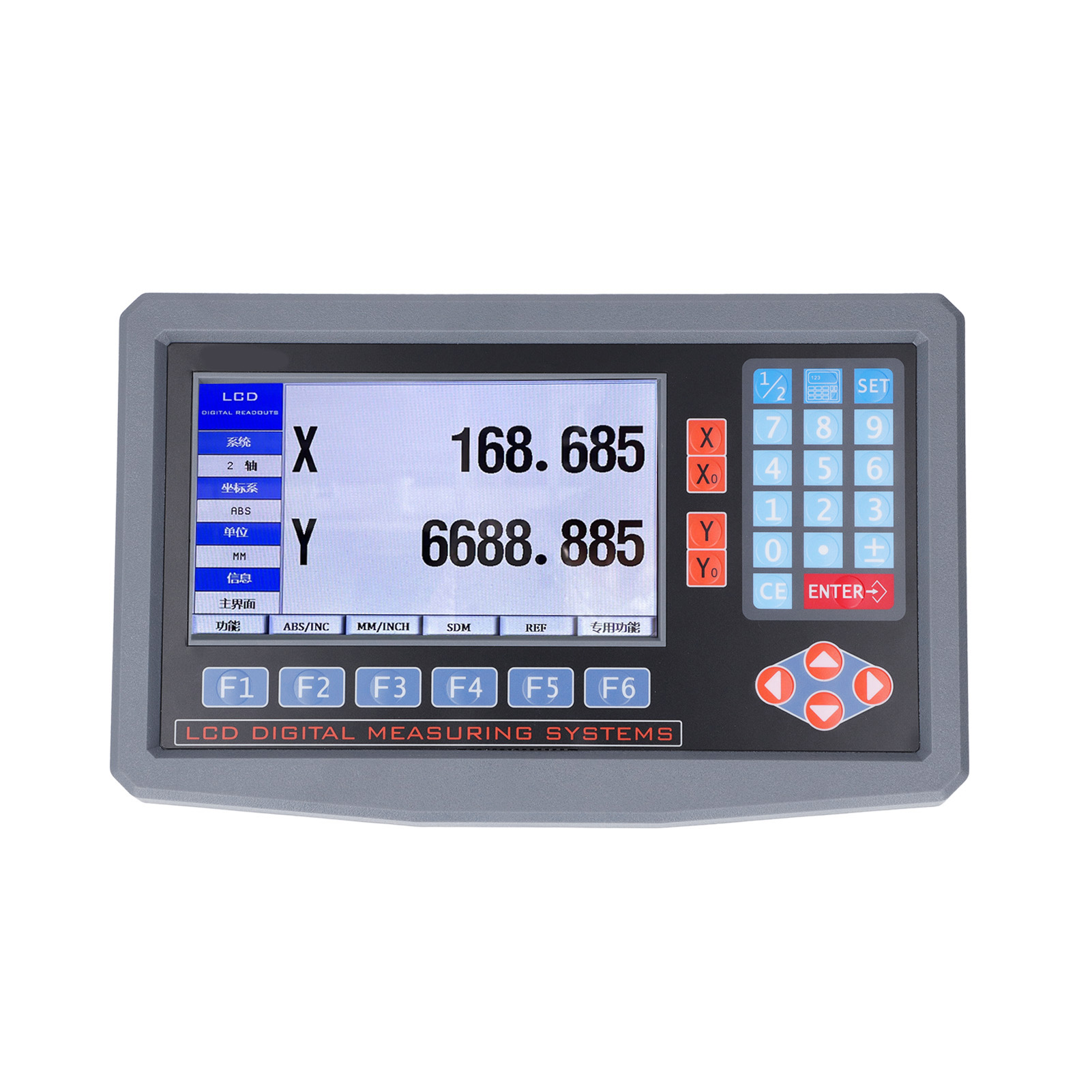 Digitale Waage Mit Lcd-anzeige Für Fräs- Und Drehmaschinen, Optische Ablesung, Eu-stecker 80–260 V, Hohe Präzision