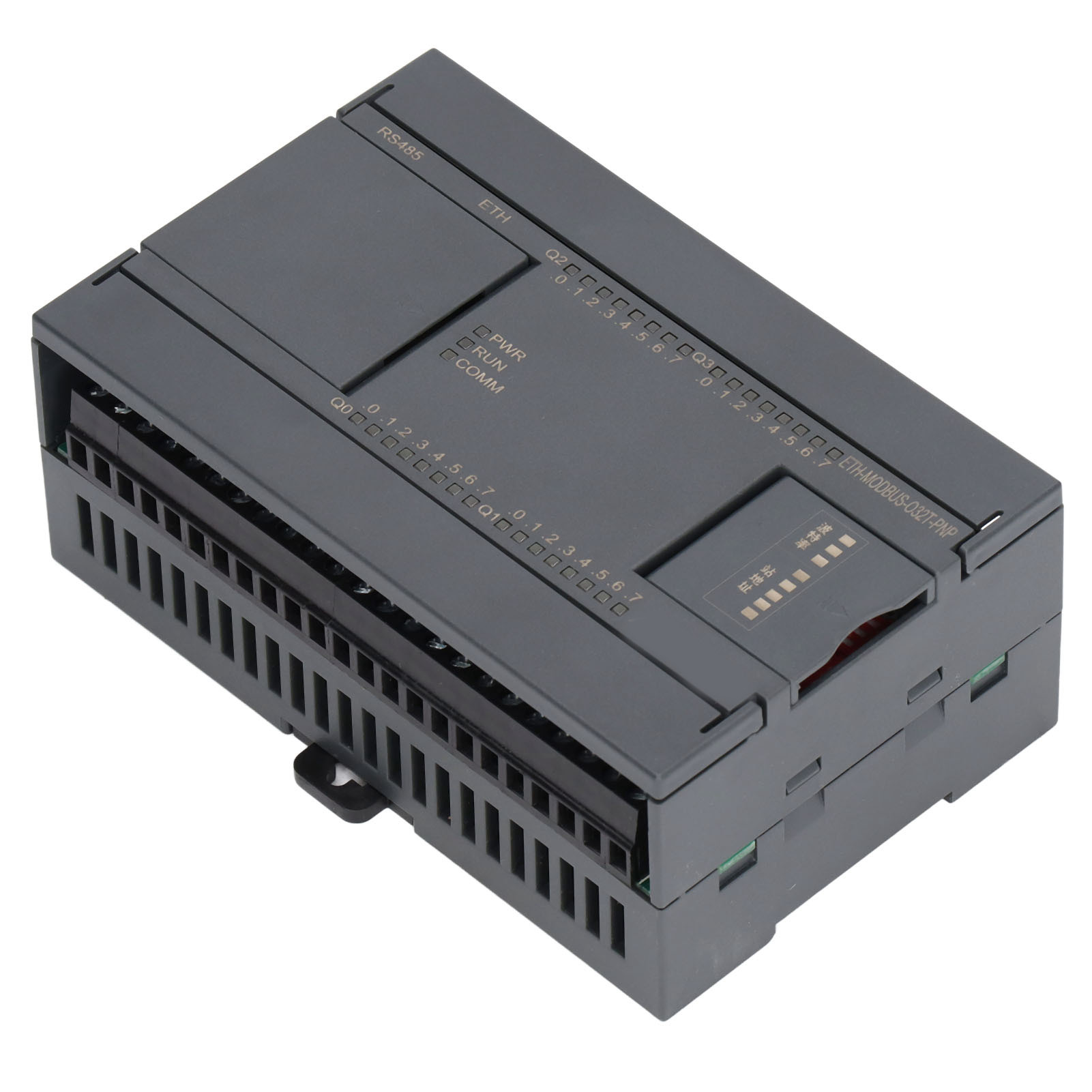 Industriesteuerplatine Mit 32 Pnp-transistorausgängen, Dc24v-controller, Speicherprogrammierbarer Steuerung, Industrierelaismodul, Digitalen Ausgängen, 32 Kanälen, Din-schienengehäuse, Industrieregler