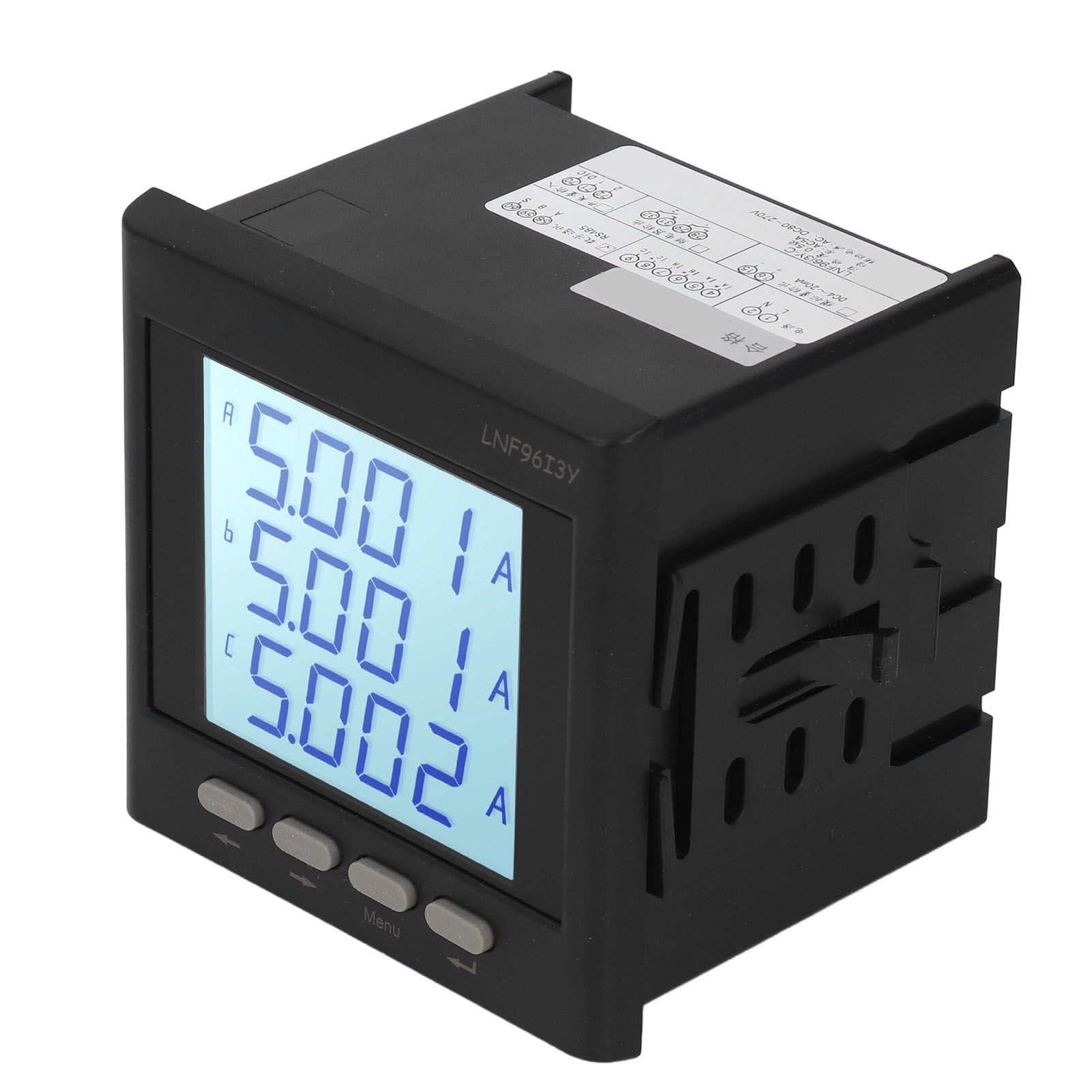 Dreiphasen-digitalvoltamperemeter Mit Lcd-smart-display Zur Anzeige Von Ac/dc-spannung Und -strom (80–270 V) – Industriesteuerung