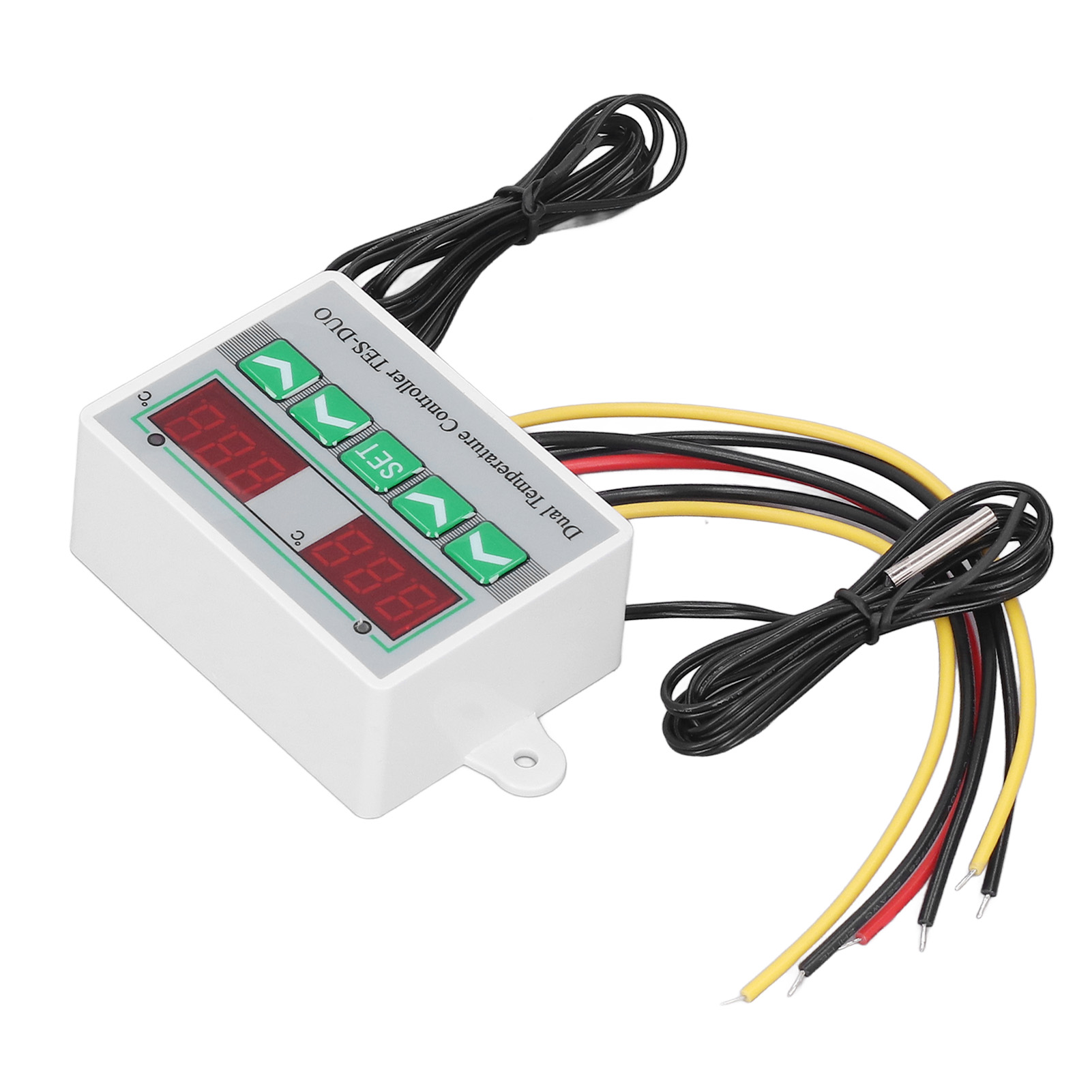 220-v-digitalthermostat Mit Doppelanzeige, Doppelsteuerung Und Präzisem Multifunktions-temperaturreglerschalter