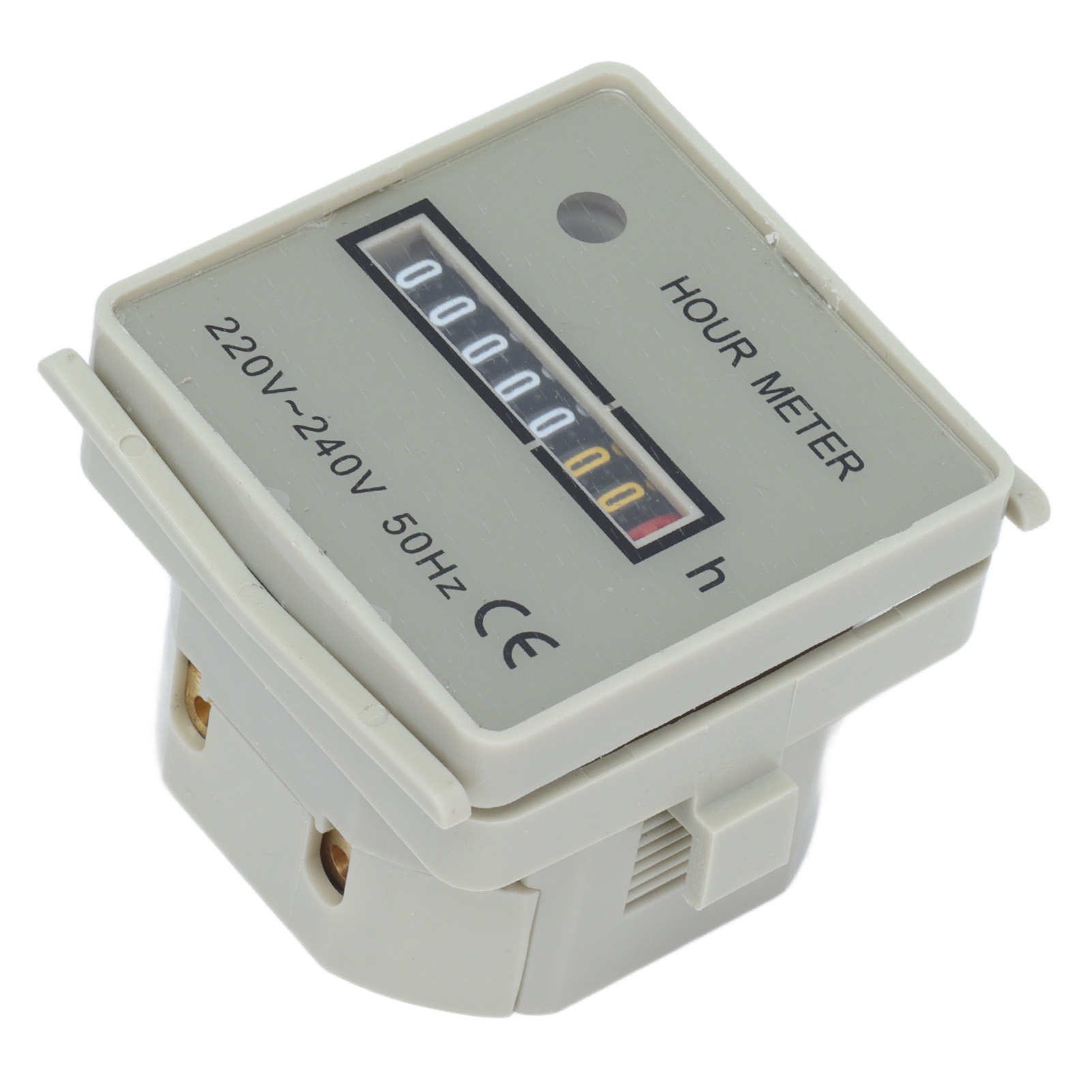Hm-2/uwz48 Mechanischer Betriebsstundenzähler, 220–240 V, 0,3 W, Industrie-timer Mit Kontrollleuchte, Betriebszeitmessung, Für Maschinen Und Anlagen