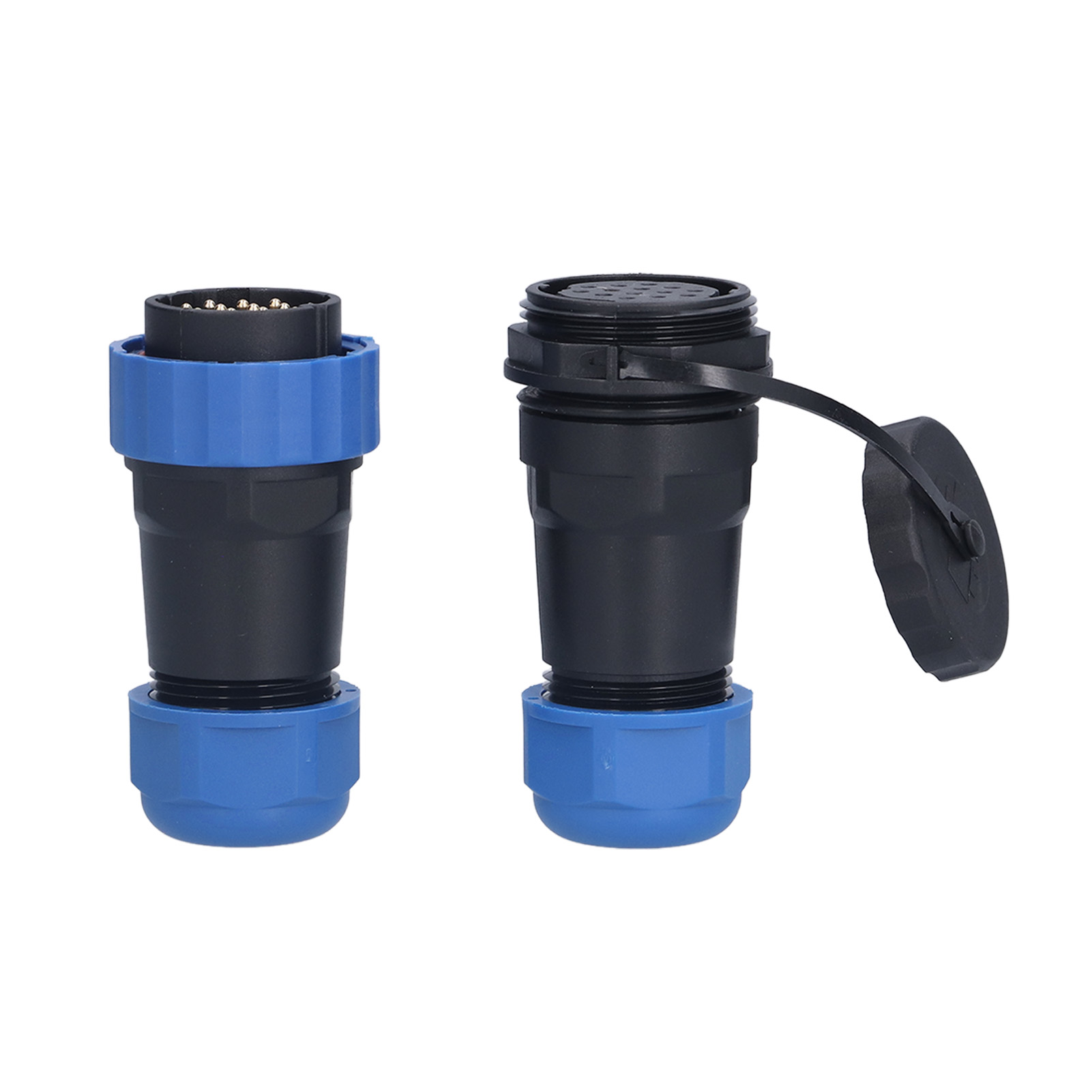 Wasserdichter 14-poliger Sp28-stecker (ip68), Oxidationsbeständig, Aus Pa66/pa6, In Luftfahrtqualität, Wasserdicht, Für Den Außenbereich