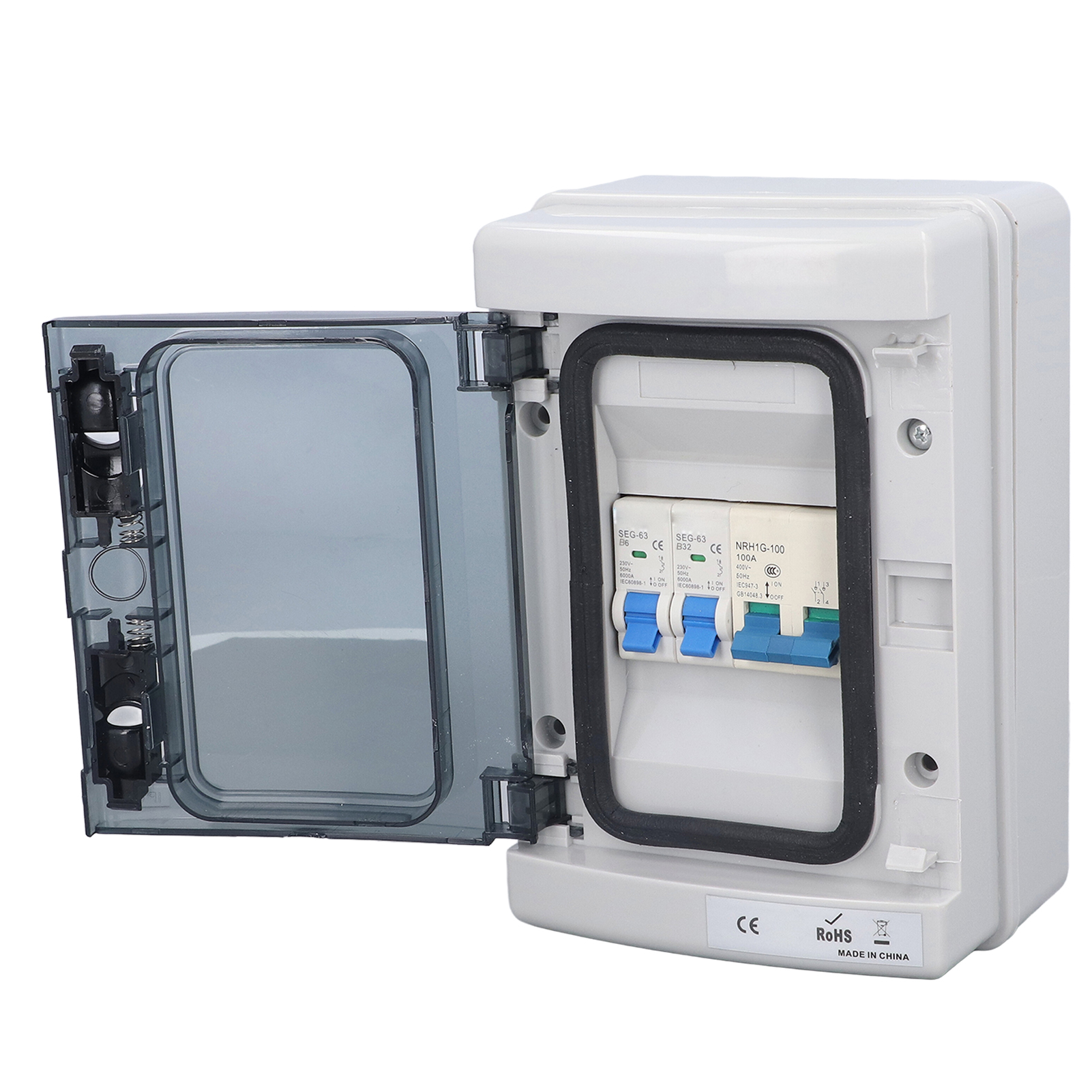Wasserdichter 230v Abs Pc Verteilerkasten, Schutzschalterkasten, Garagen-elektrokasten, Satz Wetterfester Verteilerkästen.