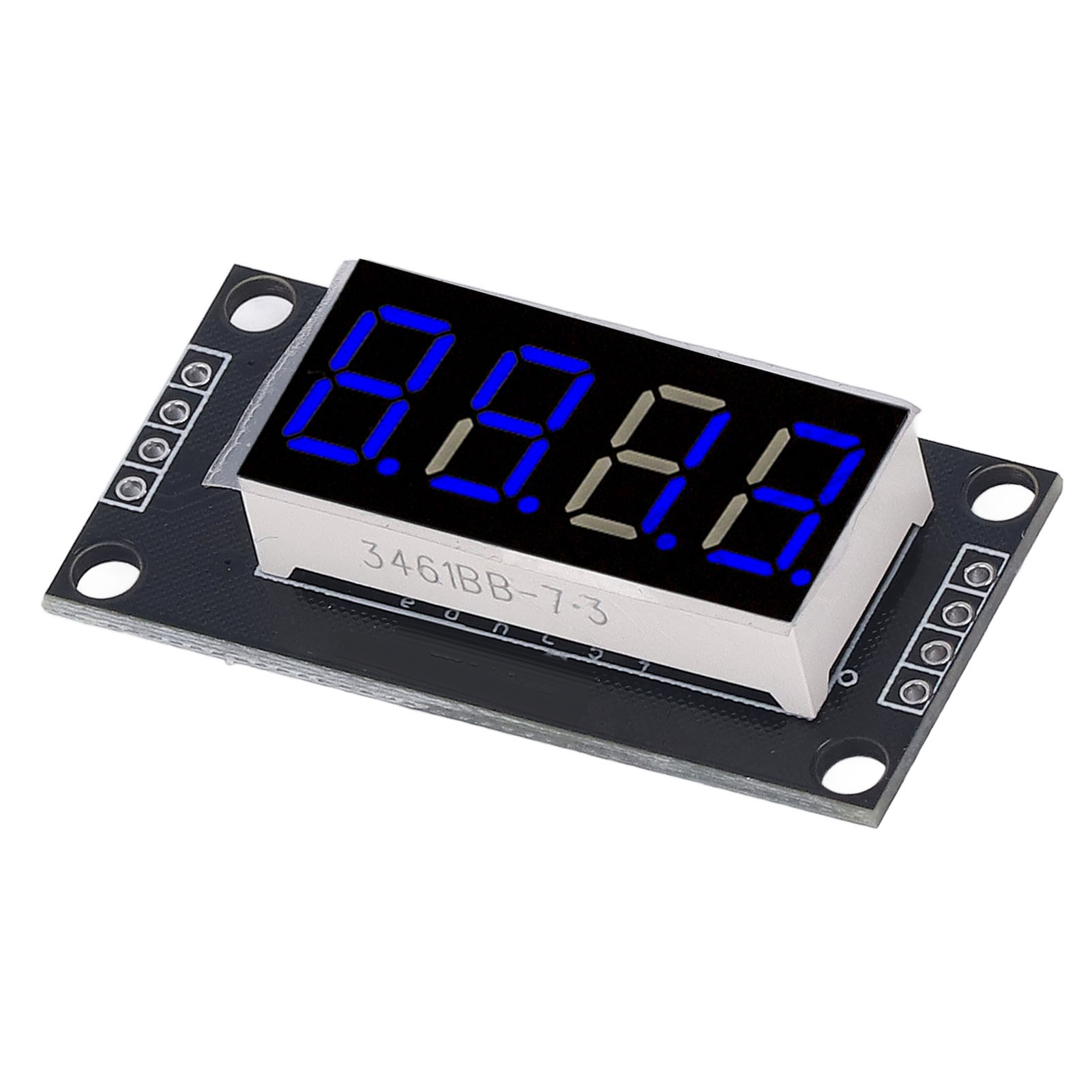 Tm1637 4-stelliges 7-segment-led-anzeigemodul Mit Integriertem Treiber, Blaue Farbe, 0,36 Zoll Größe, Optoelektronische Digitalanzeige