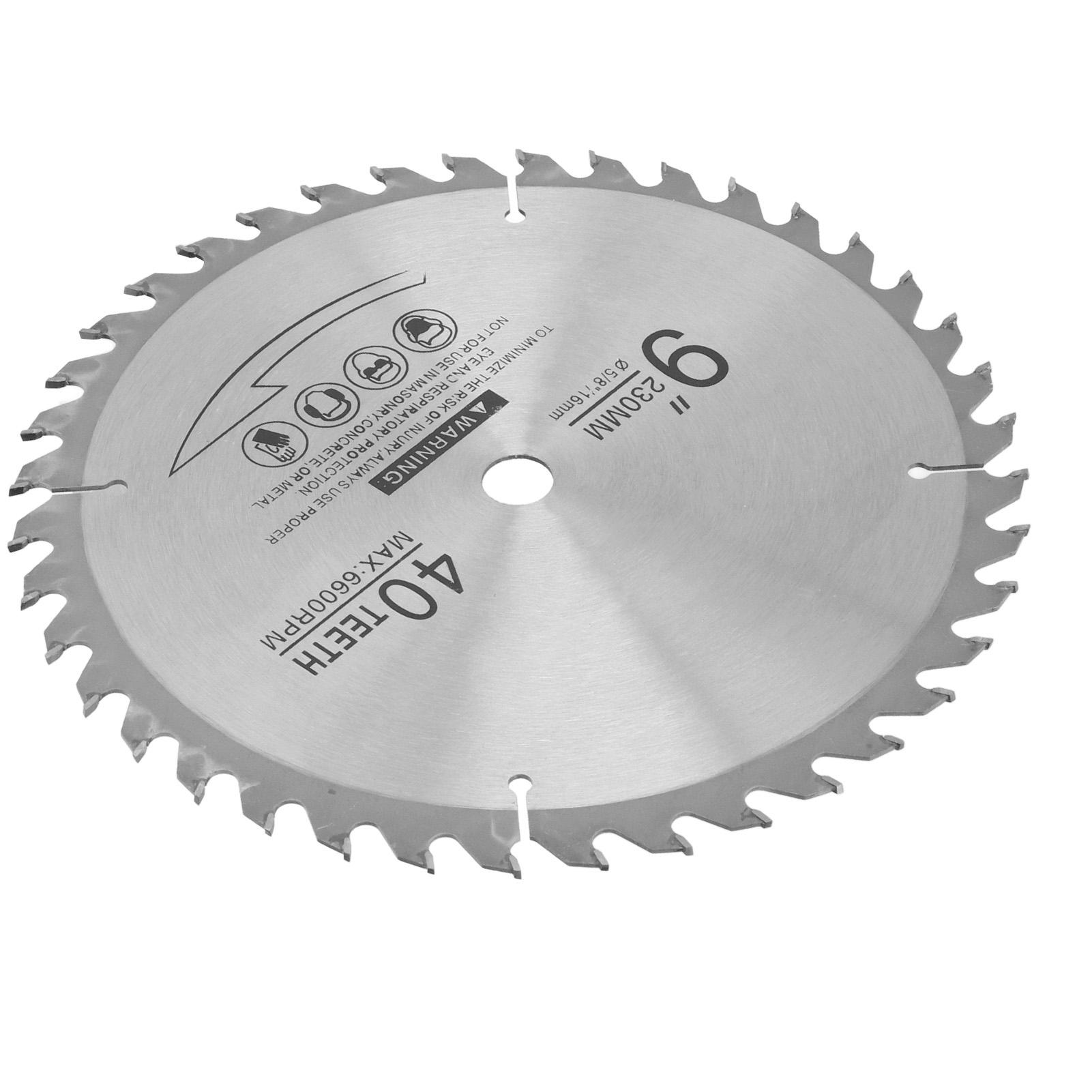 9-zoll-hartmetall-kreissägeblatt Mit 40 Zähnen, 6600 U/min, Schnelles Und Präzises Schneiden Für Holzbearbeitung Und Tischlerei