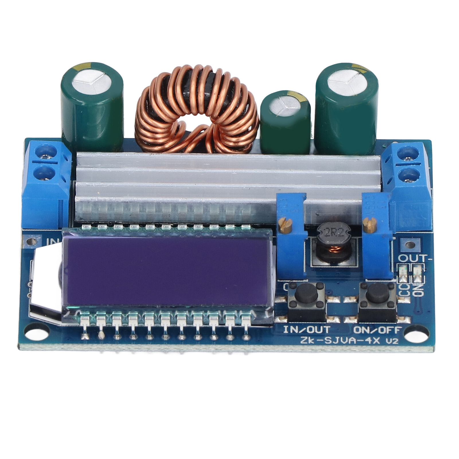 Einstellbares Lcd-boost-buck-spannungsregelungsmodul, 5,5-30v Auf 0,5-30v Wandler, Digitale Anzeigetafel, Einstellbares Netzteil, Elektronischer Schutz.