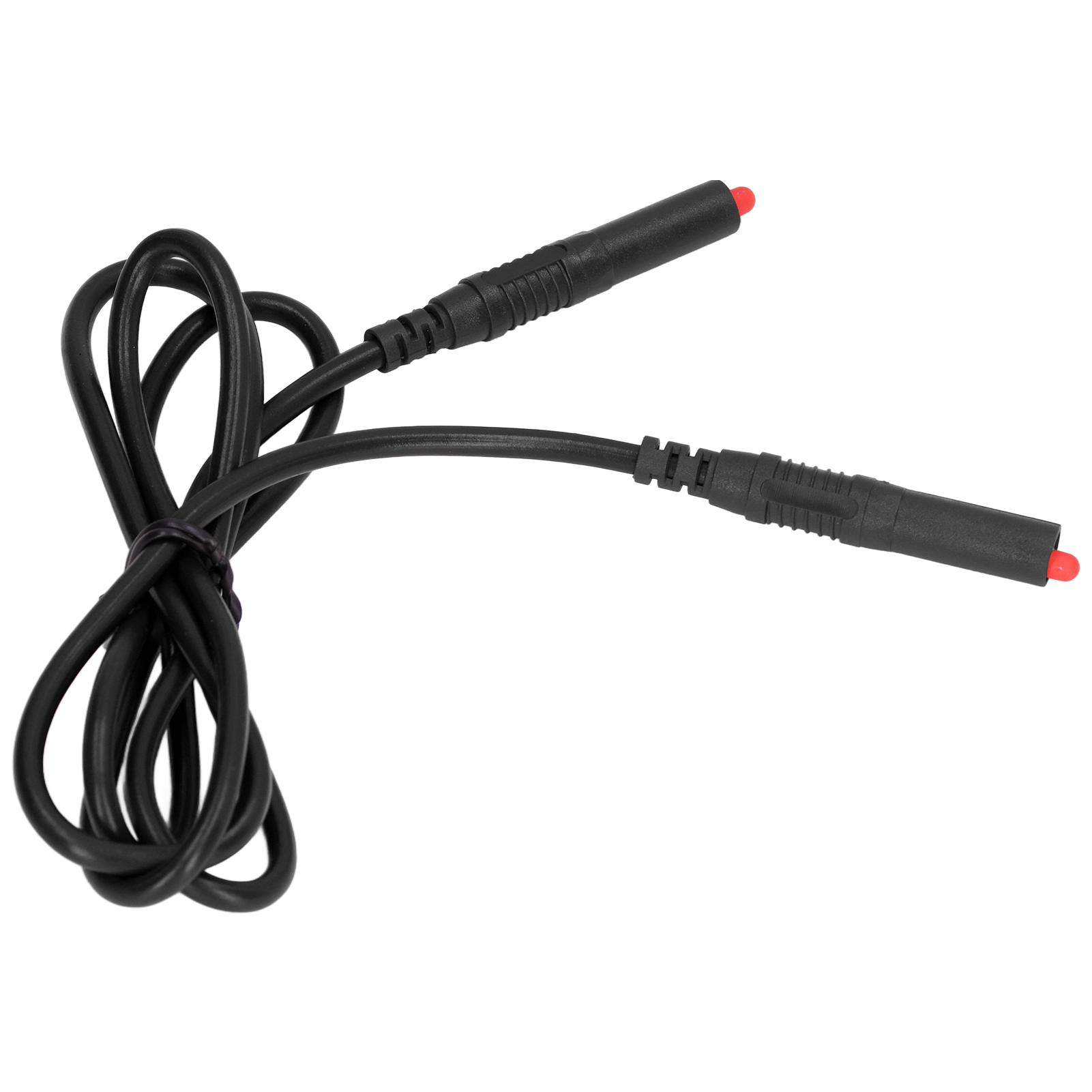 Messleitungen Mit Bananensteckern (stecker-stecker), Lötschutzset, 4 Mm Schwarzes Elektrisches Multimeter J.70020