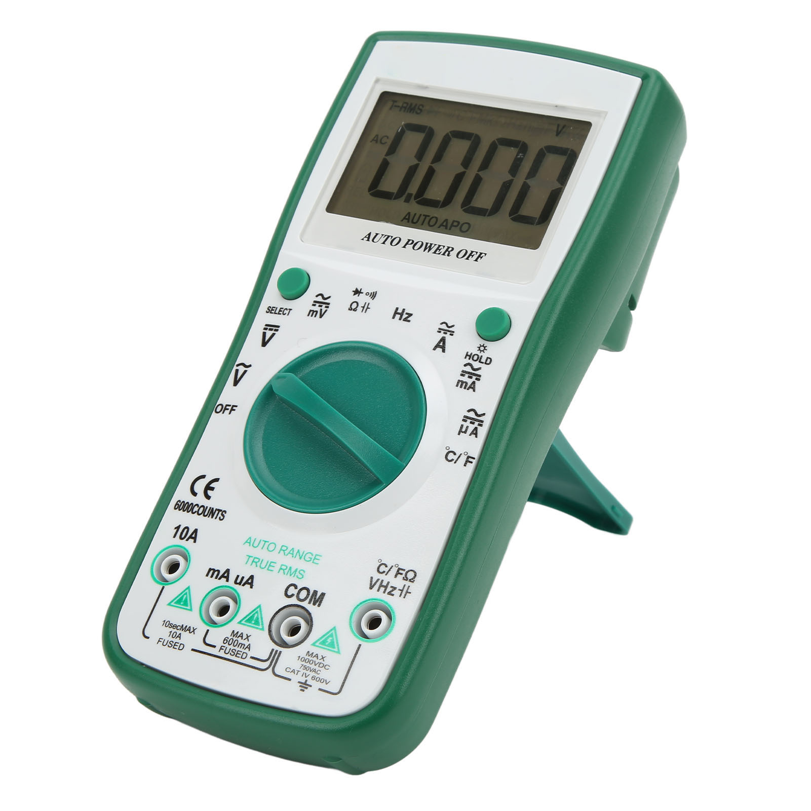 58x 6mf 10a Digitalmultimeter, Automatische Bereichswahl, Überlastschutz, Hochspannungsalarm, Tragbarer Elektrischer Tester