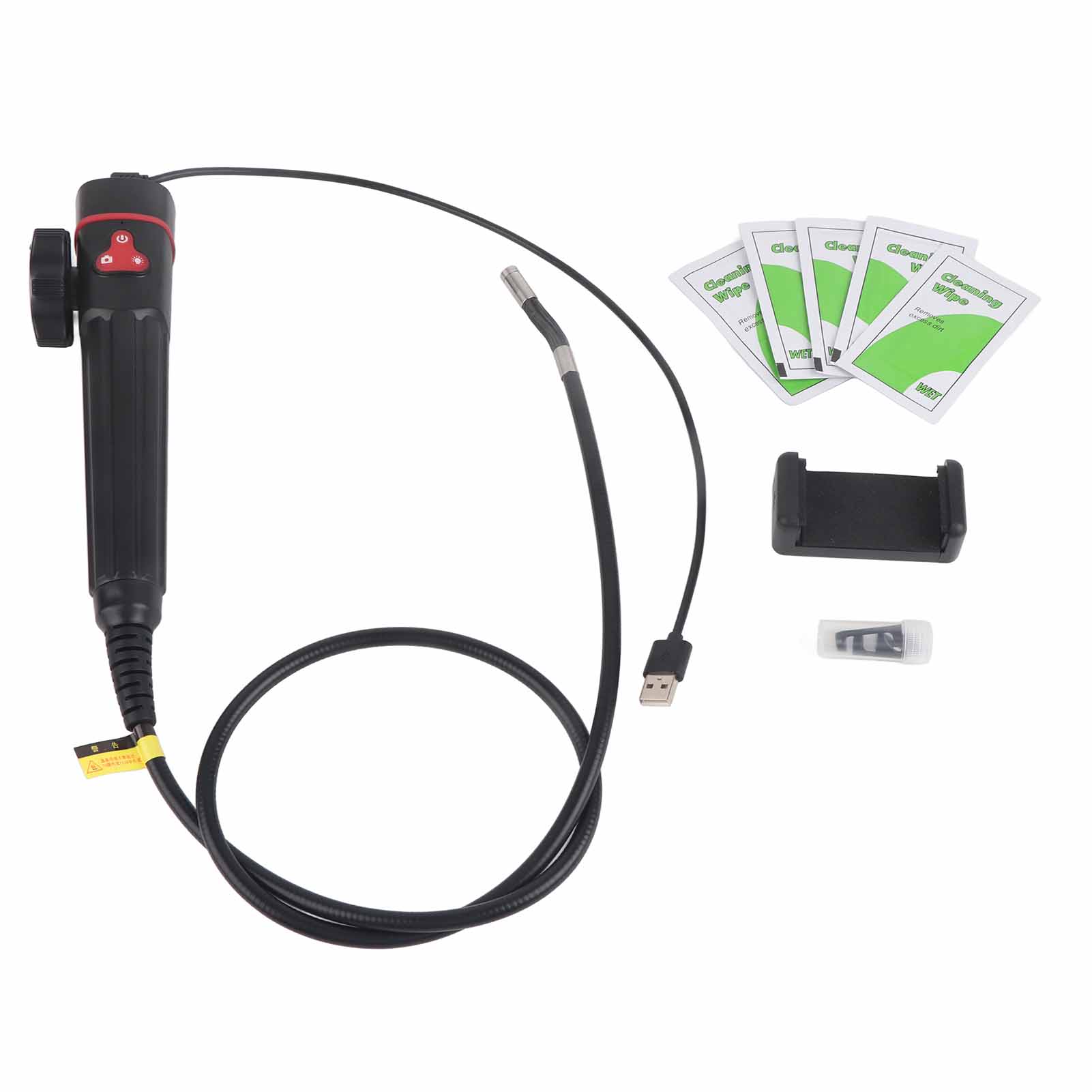 Agc-180 Hd Industrie-endoskop, 8-mm-ip67-wasserdichte Kamera, 100 Cm/39,4 Zoll Flexibles Kabel Für Kfz-diagnose Und -reparatur